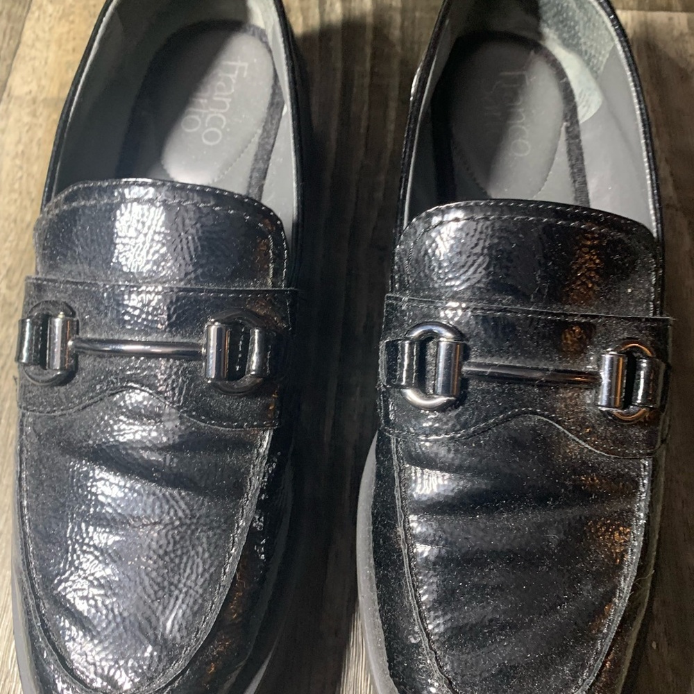 Franco Fortini Black Loafers for Men